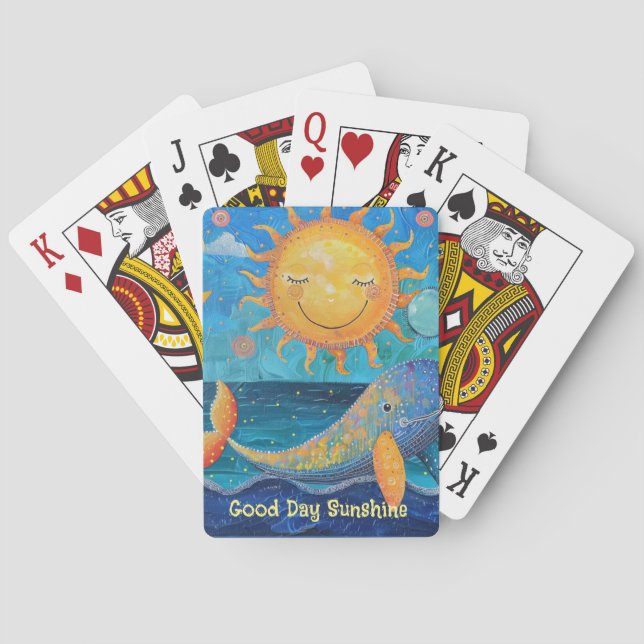 Good Day Sunshine Playing Cards (Back)