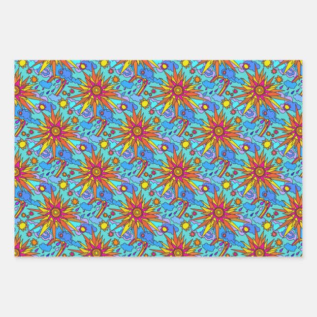 Good Day Sunshine Wrapping Paper Sheets (Front)