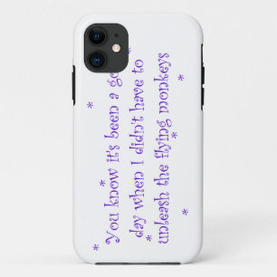 Good day without flying monkeys iPhone 5 case