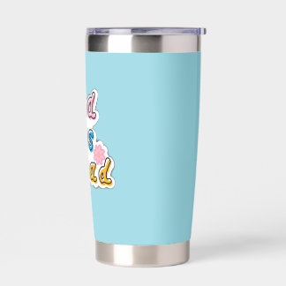 Good Days Ahead Sky Blue Aesthetic Water Bottle Insulated Tumbler