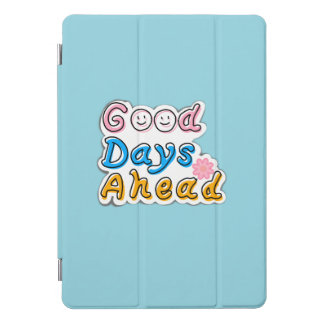 Good Days Ahead Sky Blue Tablet Case – Minimal Aes