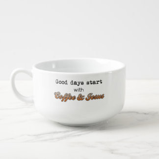 Good Days Start With Coffee & Jesus Huge Mug