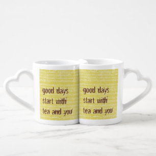 Good Days Tea You Lovers Mug Set