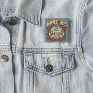 Good Dishes Ordinary Tuesdays Floral China Button