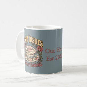 Good Dishes Ordinary Tuesdays Floral China Coffee Mug