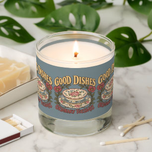 Good Dishes Ordinary Tuesdays Floral China Scented Candle