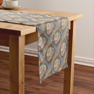 Good Dishes Ordinary Tuesdays Floral China Short Table Runner