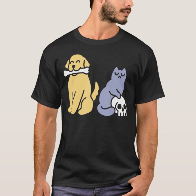 Good Dog Bad Cat T-Shirt (Front)