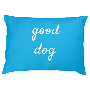 Good Dog - Bright Blue Dog Bed