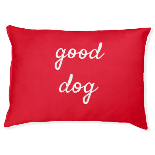Good Dog - Bright Red Dog Bed