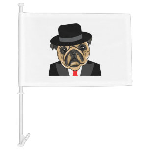 Good dog car flag