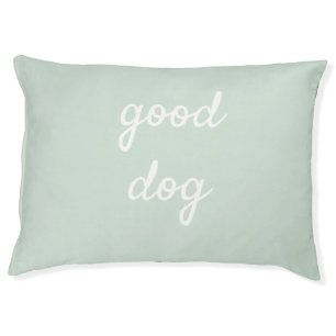 Good Dog - Pastel Sage Green Dog Bed
