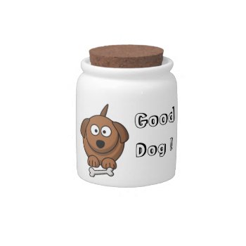 Good Dog Treat Jar by Missed_Approach at Zazzle