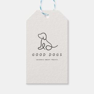 Good Dogs Deserve Great Treats   Treat Bag Seals  Gift Tags