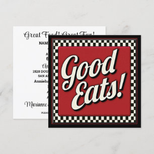 Good Eats Gathering Invitation