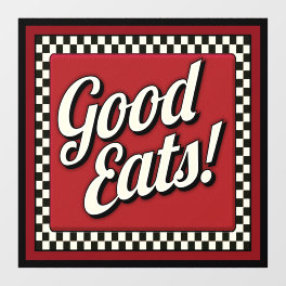 GOOD EATS! WINDOW CLING