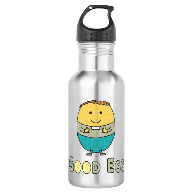 Good Egg Stainless Steel Water Bottle (Front)