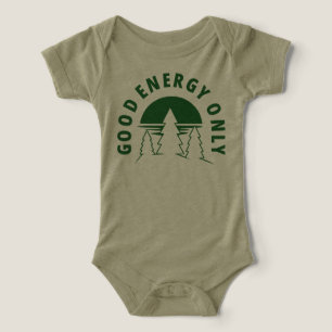 Good Energy Only – Minimalist Nature Art Infant T-shirt