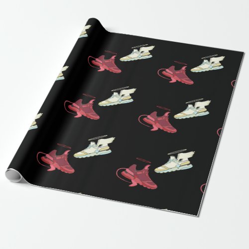 Good Evil Shoes Wrapping Paper