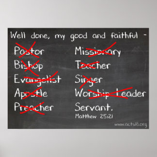 Good & Faithful Servant Poster