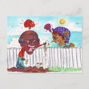 Good Fences Make Good Neighbors Postcard
