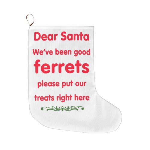 good ferrets large christmas stocking