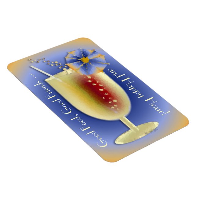 Good Food, Good Friends (customize) Magnet (Right Side)