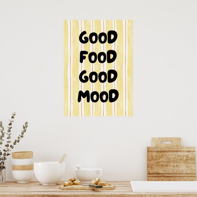 Good food good mood  poster (Kitchen)