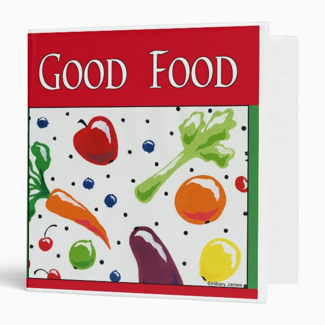 Good Food Recipe Binder (Front/Inside)
