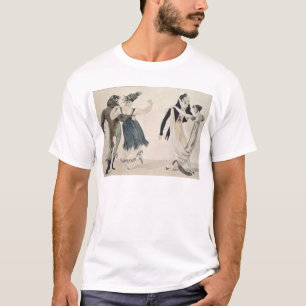 Good Form, No. 1: The Waltz, satirical cartoon T-Shirt