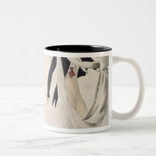 Good Form No 1 The Waltz satirical cartoon Two_Tone Coffee Mug