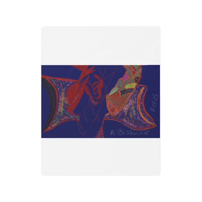 Good Fortune and Happiness Metal Wall Art (Front)