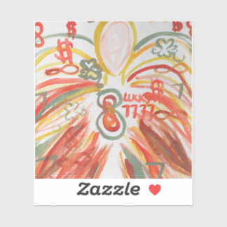 Good Fortune Angel Sticker