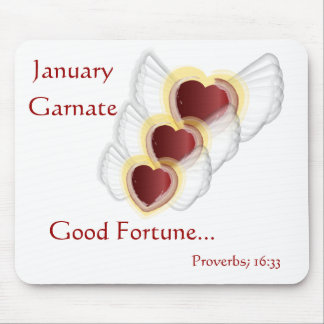 Good Fortune Mouse Pad For January's  Birthday
