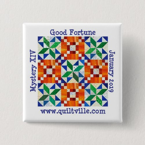 Good Fortune Pinback button Good Fortune Pinback button