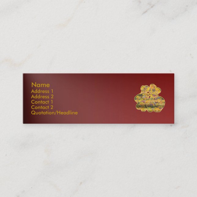 Good Fortune Profile Card (Front)