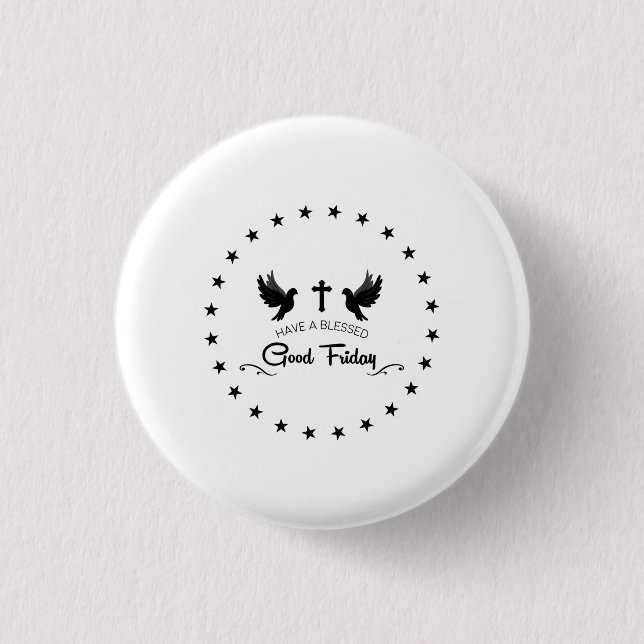 Good Friday  Button (Front)