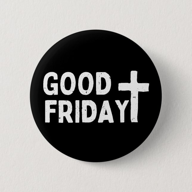 Good Friday  Button (Front)