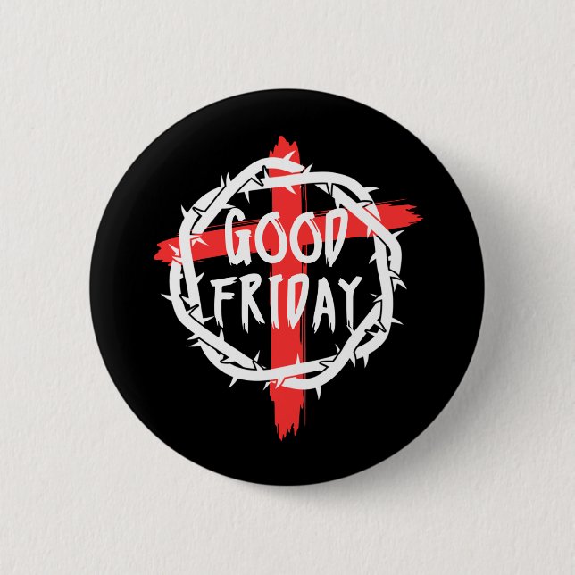 Good Friday  Button (Front)