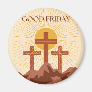 Good Friday Card Magnet