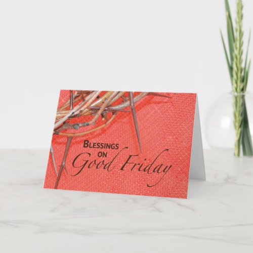 Good Friday Crown of Thorns Card