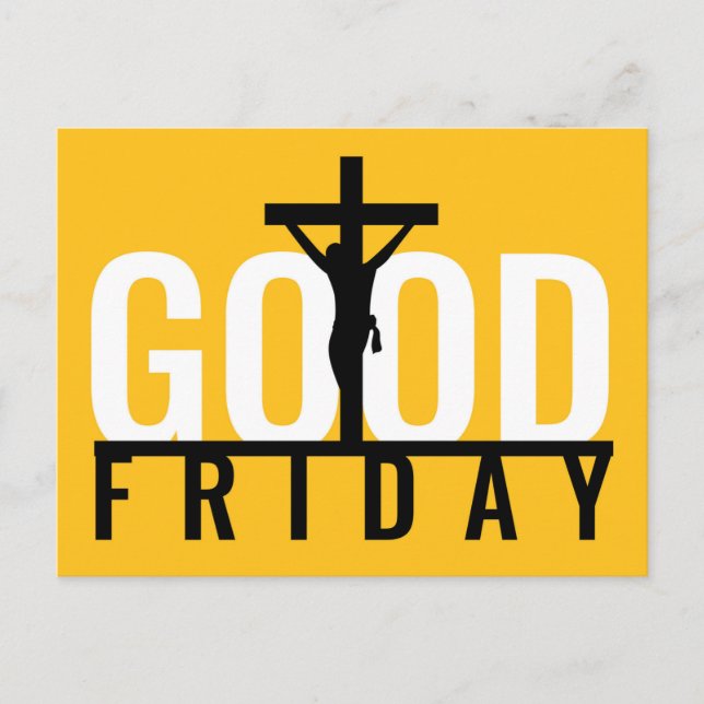 Good Friday  Holiday Postcard (Front)