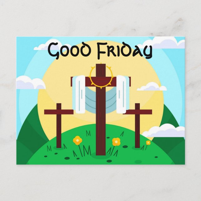 Good Friday  Holiday Postcard (Front)