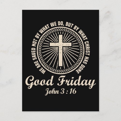 Good Friday  Holiday Postcard