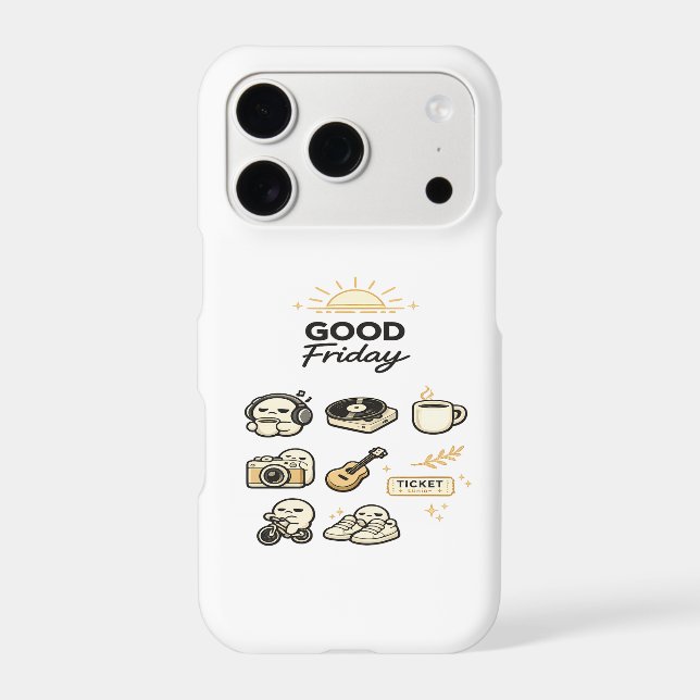 Good Friday Weekend Vibes iPhone Case (Back)