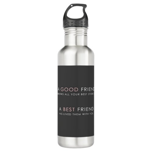 GOOD FRIEND STAINLESS STEEL WATER BOTTLE