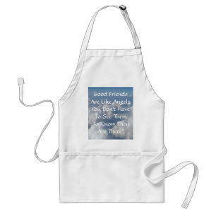 Good Friends Are Like Angels Adult Apron