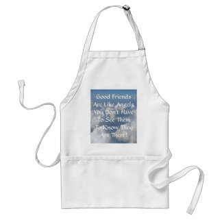 Good Friends Are Like Angels Adult Apron