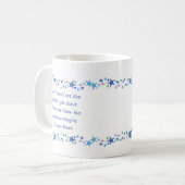 Good Friends are Like Stars Fun Quote Coffee Mug (Front Left)