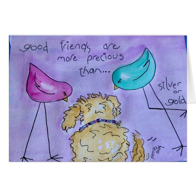 Good Friends Are Precious Cards (Front Horizontal)